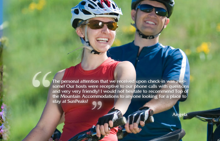 Go mountain biking at Sun Peaks